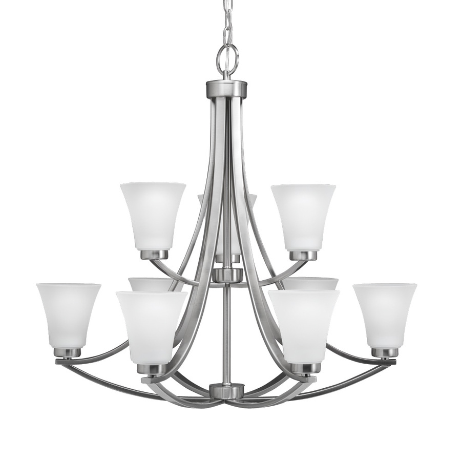 Full Size of Chandeliers At Lowes Amazing Brushed Nickel Contemporary Lighting Chain Polished Chandelier With Shades Satin Fabric 5-light White Antique Alabaster Glass Uk