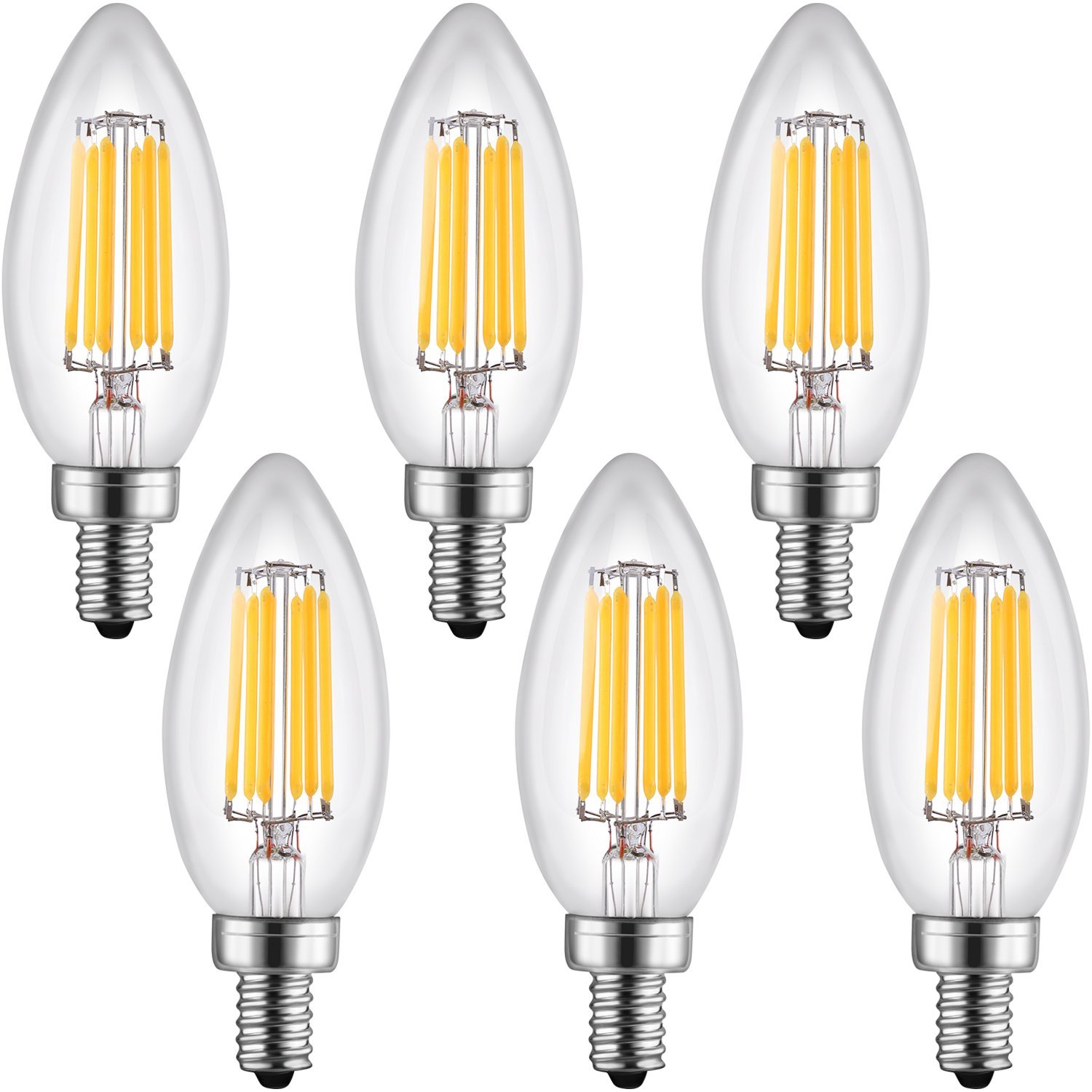 Full Size of Leto 6w Led Light Bulbs Candelabra Base Dimmable Ul Listed Chandelier For Lights Aquarium Lighting Bulb 25w Sale In Miami Natural Daylight Costco Wholesale 60w Ebay