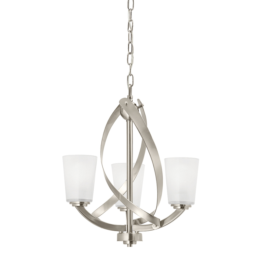 Full Size of Polished Nickel Chandelier With Shades Antique Chain Brushed Chandeliers Satin Alabaster Glass Progressighting Lighting Fabric Lowes 5-light White Contemporary Uk