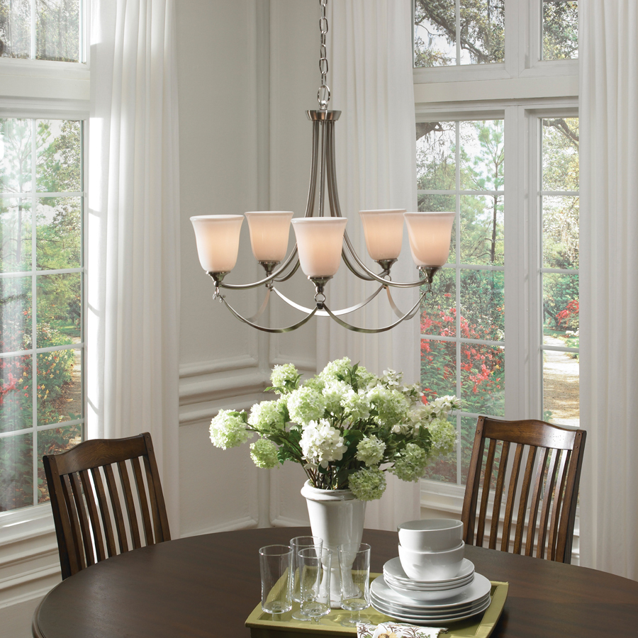 Full Size of Polished Nickeldelier Canopy Progress Lighting Brushed Light Satin Chain With Fabric Shadesdeliers Nickel Chandeliers Chandelier Shades Lowes 5-light White Antique Alabaster Glass Contemporary Uk