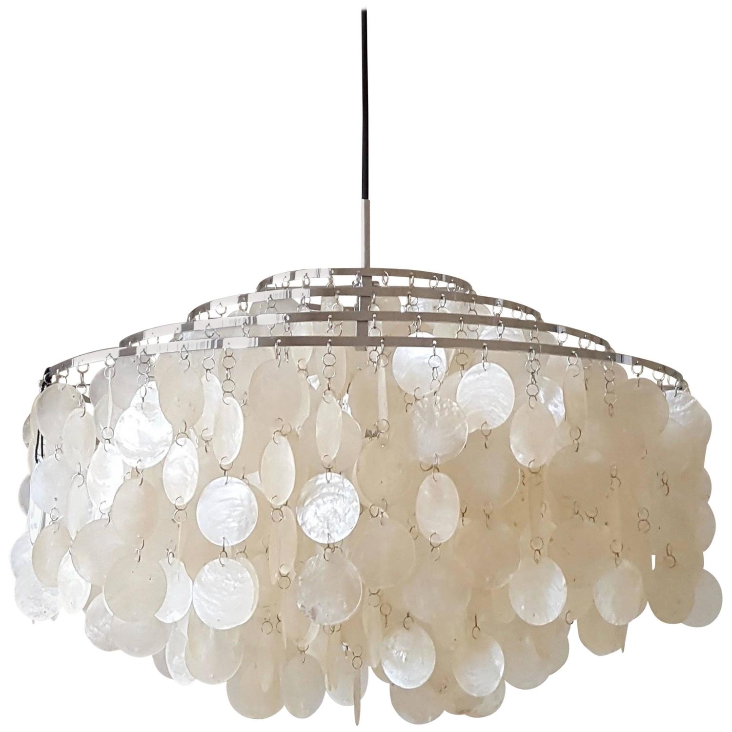 Full Size of Verner Panton 10dm Mother Of Pearl Pendant At 1stdibs Licious Diy Chandelier Earrings Shades Lighting Etsy White Disc Island Costco Wedding Swing Deluxe Bouncer