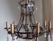 Antique Wrought Iron Chandelier