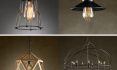 Multiple Lamp Shade Chandelier