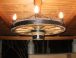 Vintage Wagon Wheel Chandelier