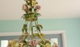 Italian Ceramic Chandelier