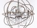 Wrought Iron And Crystal Chandeliers
