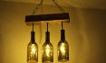Wine Bottle Chandeliers