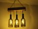 Wine Bottle Chandeliers