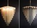 Gold Fringe Chandelier