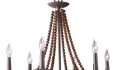 Rustic Round Iron Chandelier