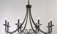 Large Black Chandelier