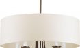 Drum Shade Over Chandelier
