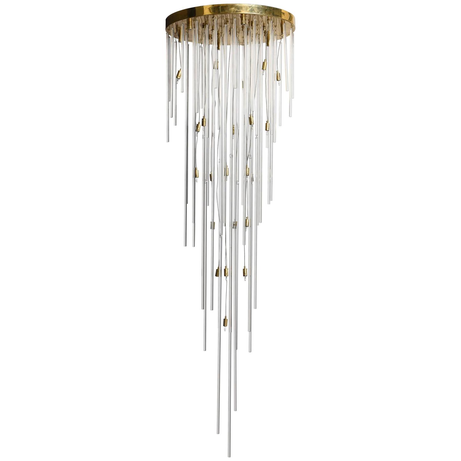 Full Size of Mid Century Modernist Large Lightolier Crystal Rod Chandelier For Orb Floor Lamp Small Song Chords Wrought Iron Lighting Adele Antique Black Ceiling Fan Casbah Chandeliers H14 W11 Balls Modern Bead Light Kit