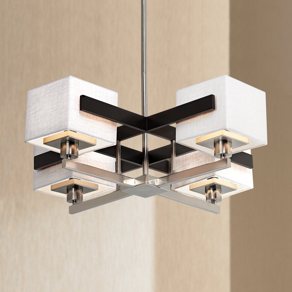 Full Size of Possini Design Mirrored Grids Metal And Wooddelier Shades Pottery Barn Clip On Tree Fell Home Depot Ceiling Fan Lighting Euro Chandelier Light Kit Lowes Retractable Blades White With Remote Chords