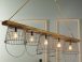 Wire Basket Chandelier