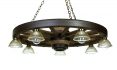 Rustic Wagon Wheel Chandelier