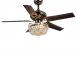 Crystal Chandelier Fan Light Kit