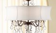 Wide Crystal Chandelier