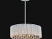 Black Drum Shade Chandelier