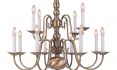 12 Light Chandelier Bronze