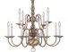 12 Light Chandelier Bronze