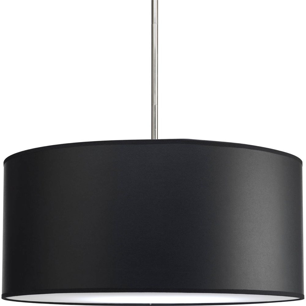 Full Size of Progress Lighting P8824 Modular Pendant Choose Shade And Black Barrel Light Drum With Crystals Chandelier Shades Uk Lowes